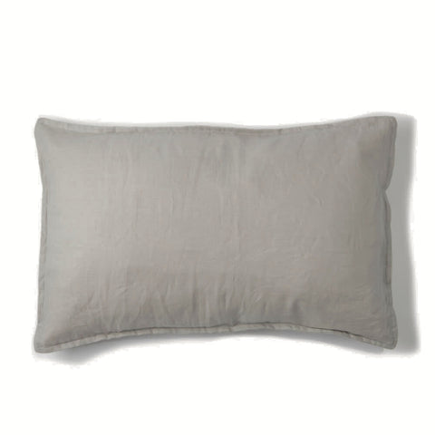 FUNDA COJIN LINO GRIS 60X40