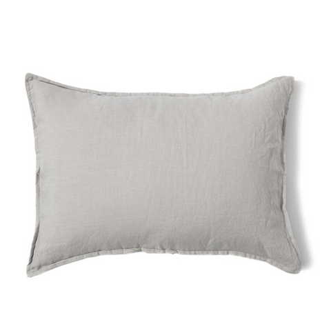 FUNDA ALMOHADON LINO GRIS 70X50