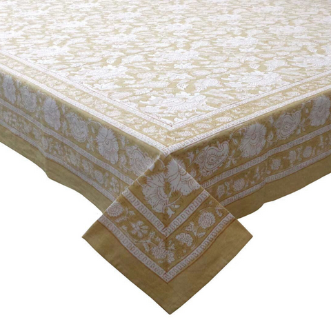 MANTEL BLOCK PRINT GUD BEIGE
