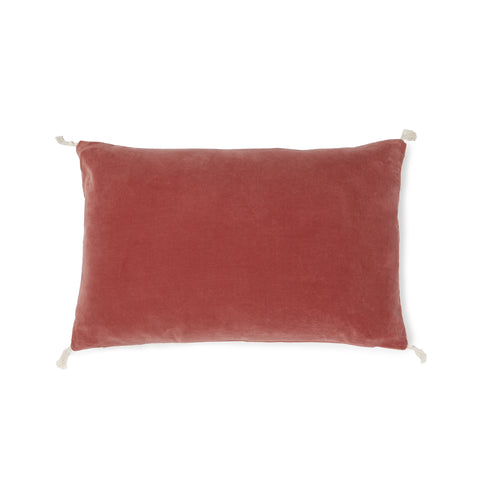 FUNDA COJIN TERCIOPELO TURQUESA 60X40