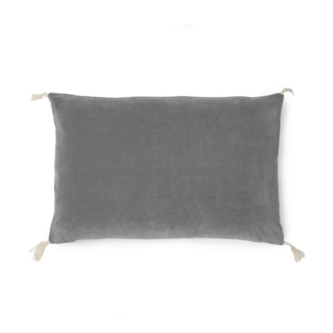FUNDA COJIN TERCIOPELO TURQUESA 60X40