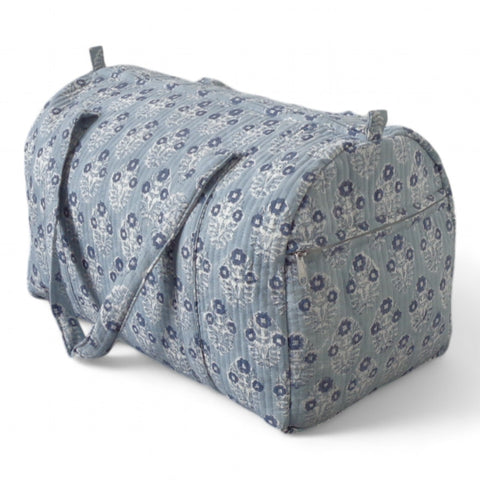 BOLSO WEEKEND BLOCK PRINT BOOTA CELESTE CLARO