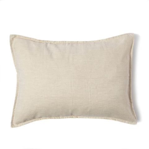 FUNDA ALMOHADON LINO BEIGE 70X50