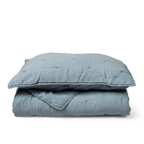 QUILT TWIN LINO AZUL
