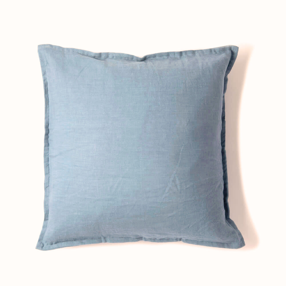 FUNDA COJIN LINO GRIS OSCURO 50x50