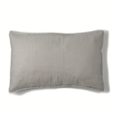 FUNDA COJIN LINO GRIS  60X40