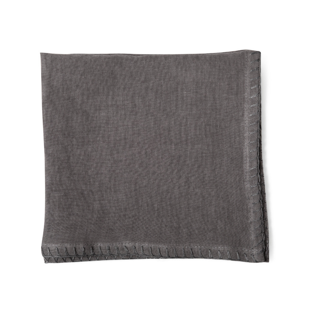 SERVILLETA LINO GRIS OSCURO