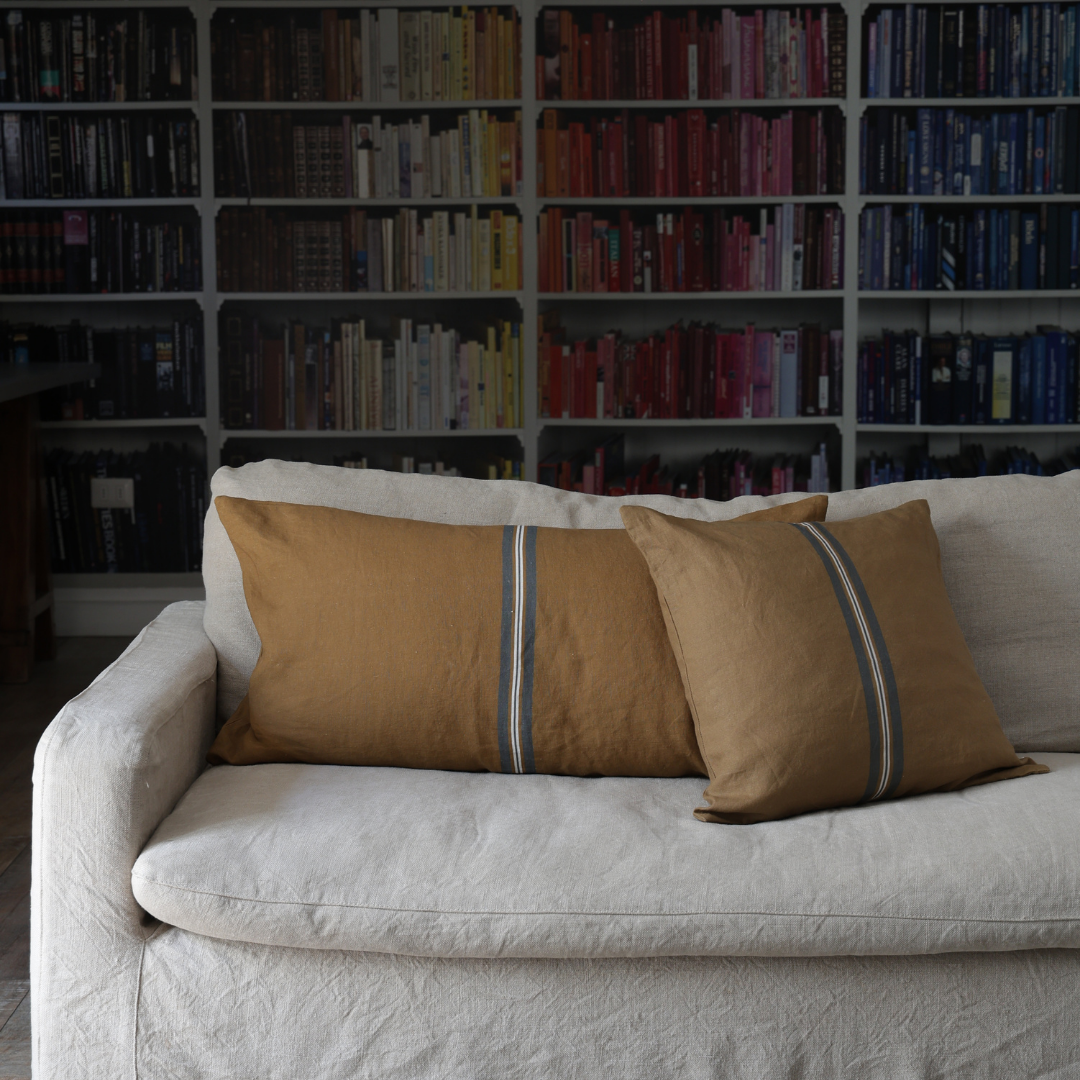 FUNDA COJIN ORIGEN CAMEL 50X50