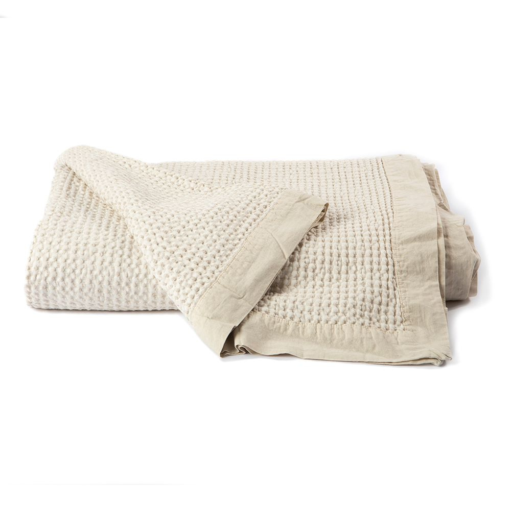 PIECERA WAFFLE KING TAUPE