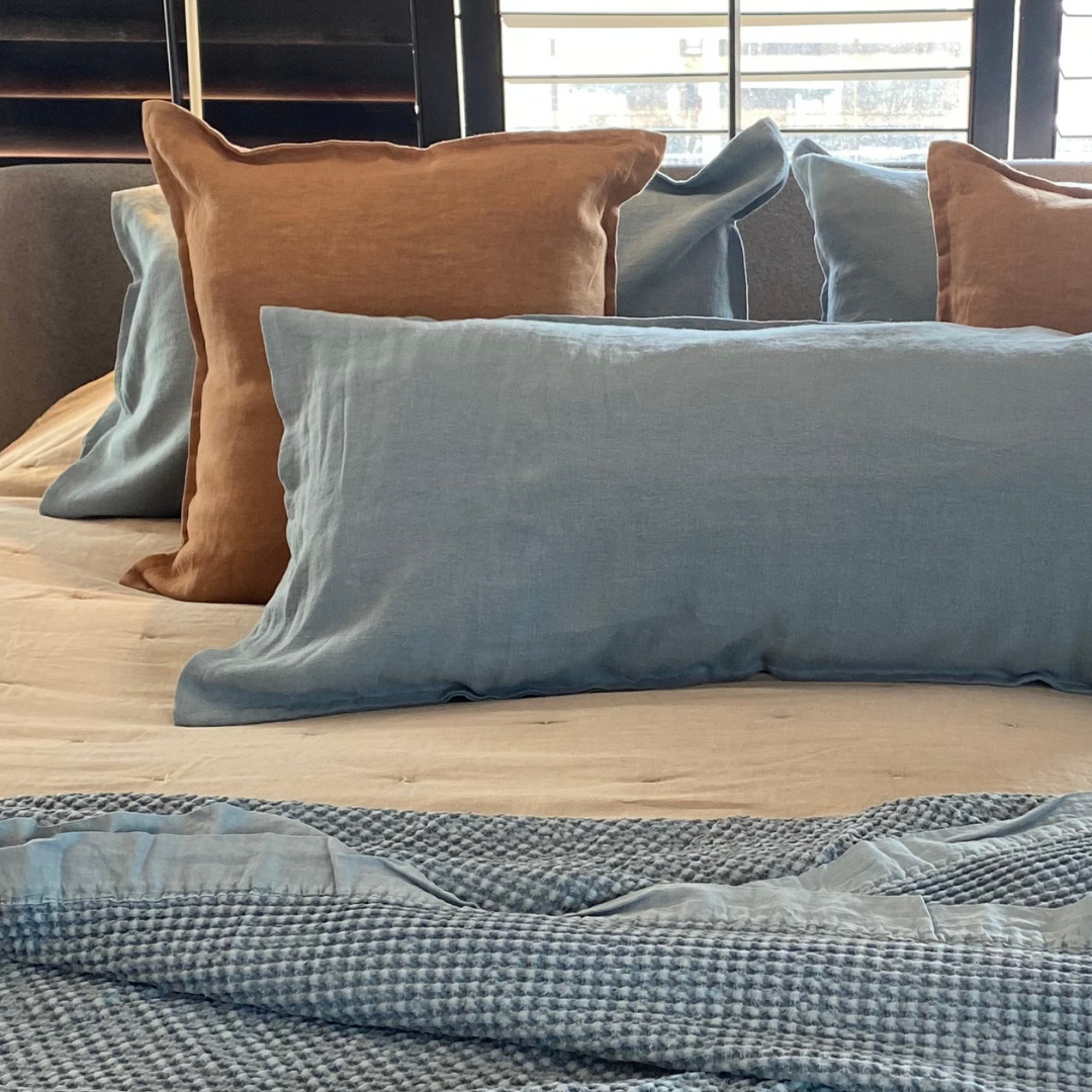 PIECERA WAFFLE KING TURQUESA