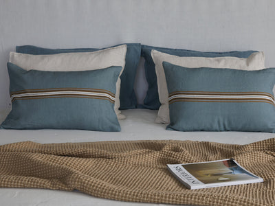 FUNDA ALMOHADON LINO BEIGE 70X50