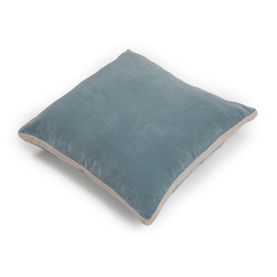 FUNDA COJIN TERCIOPELO TURQUESA 50X50
