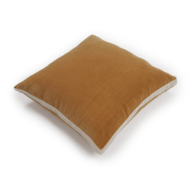 FUNDA COJIN TERCIOPELO CAMEL 50X50