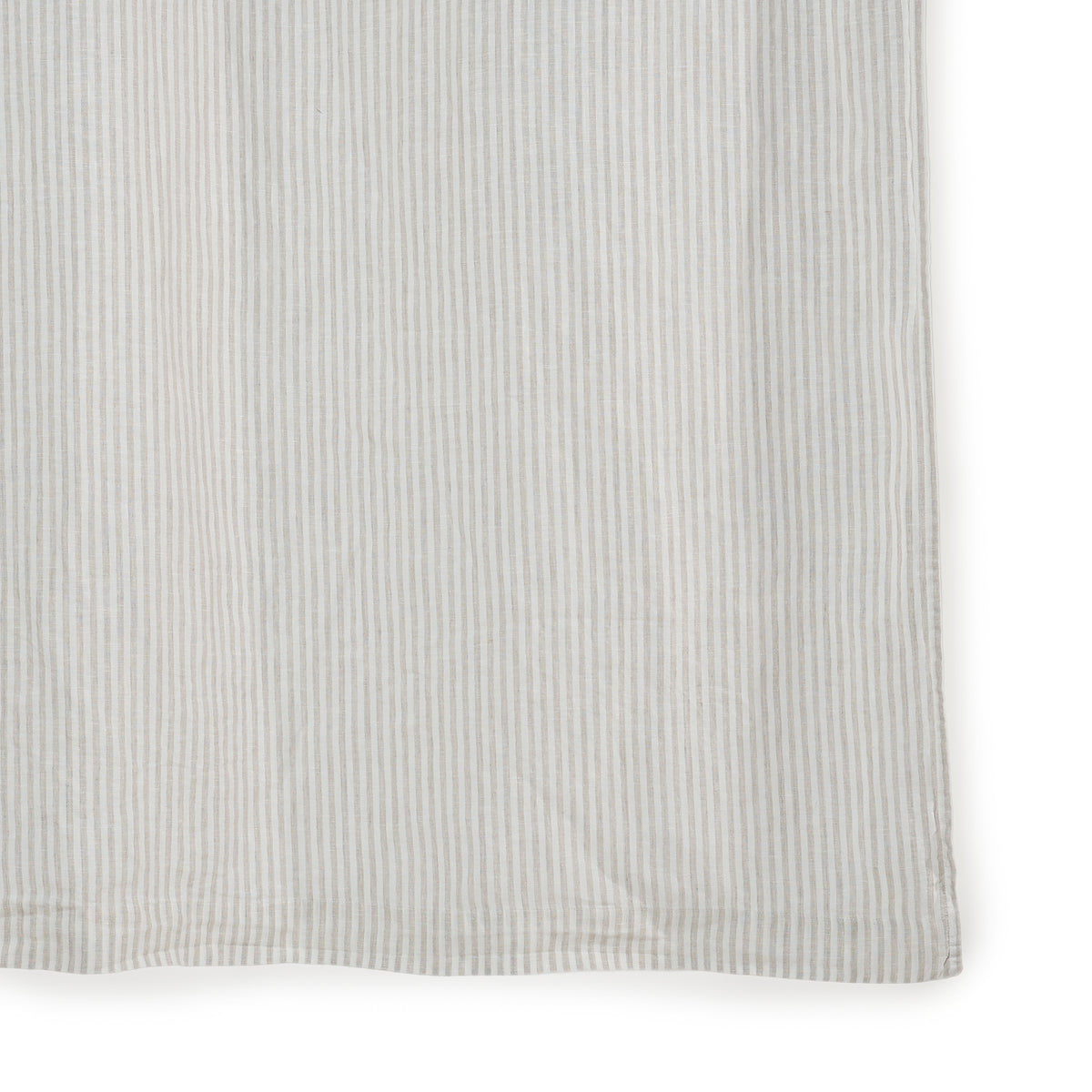 CORTINA BAÑO LINO CAPRI RAYAS BEIGE