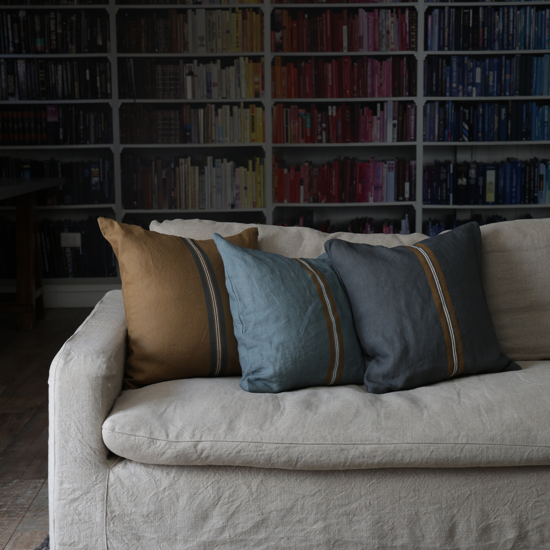 FUNDA COJIN ORIGEN TURQUESA 50X50