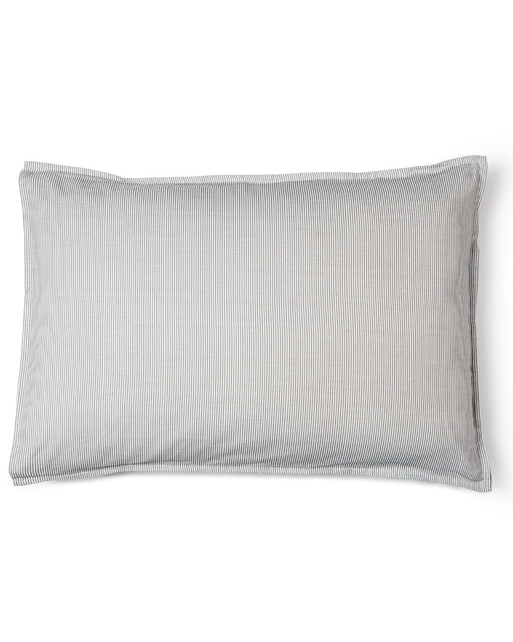 FUNDA ALMOHADON ALGODON STRIPE GRIS 70X50