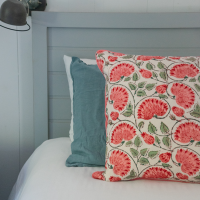 FUNDA COJIN KAMAL BLANCO