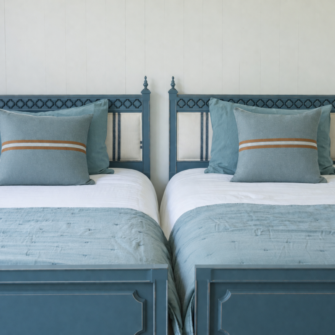 FUNDA COJIN ORIGEN TURQUESA 50X50