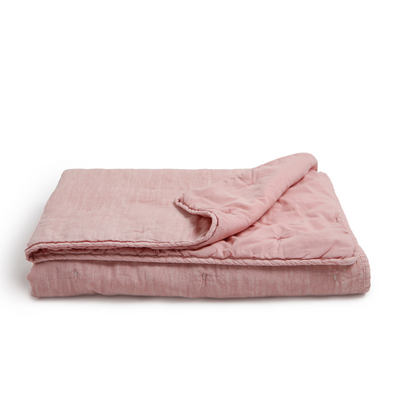 QUILT LINO ROSADO 100X160