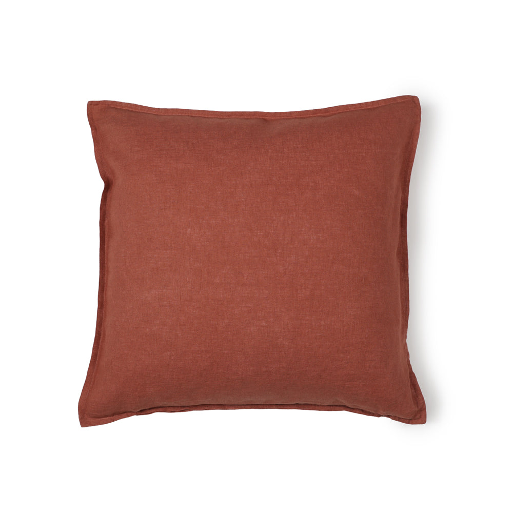 FUNDA COJIN LINO CAPRI BRICK 50x50