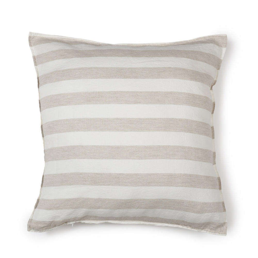 FUNDA COJIN CAPRI STRIPE BEIGE L 65x65