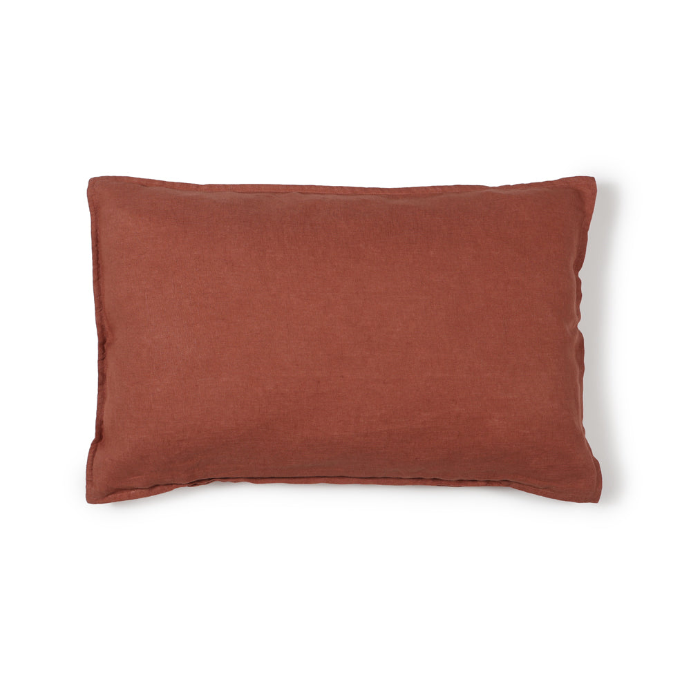 FUNDA COJIN LINO CAPRI  BRICK 60x40