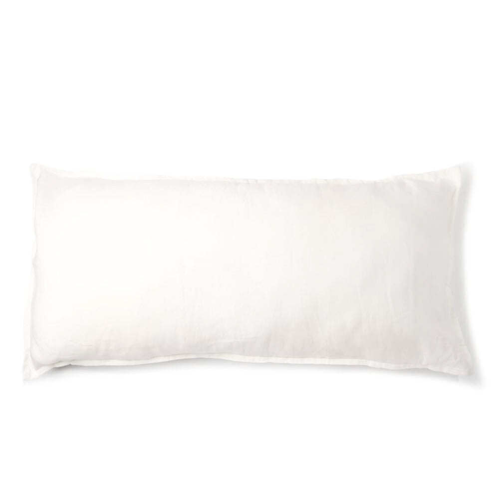 FUNDA COJIN LINO WHITE 90X45
