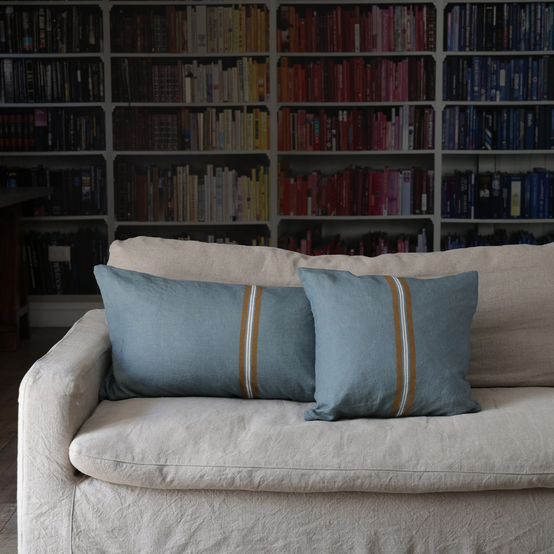 FUNDA COJIN ORIGEN TURQUESA