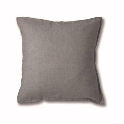 FUNDA COJIN LINO GRIS 50x50