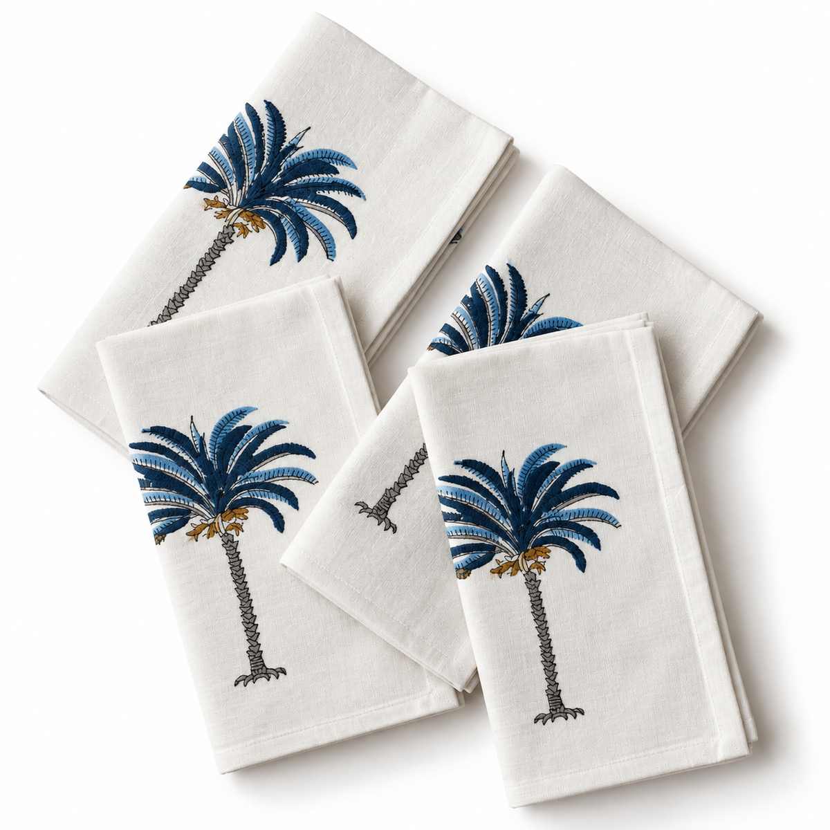 SERVILLETA PALMERA AZUL
