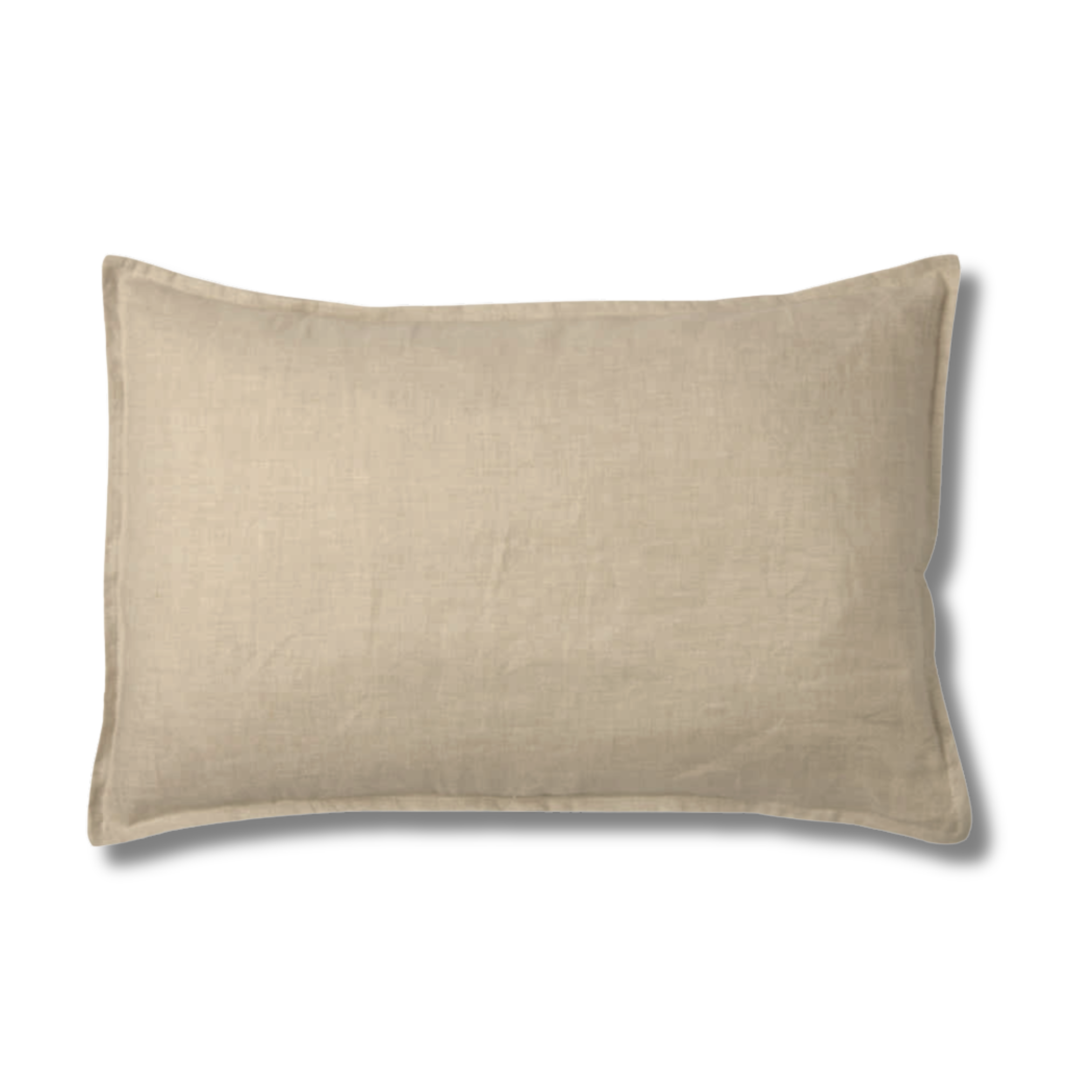 FUNDA COJIN LINO TAUPE 60x40