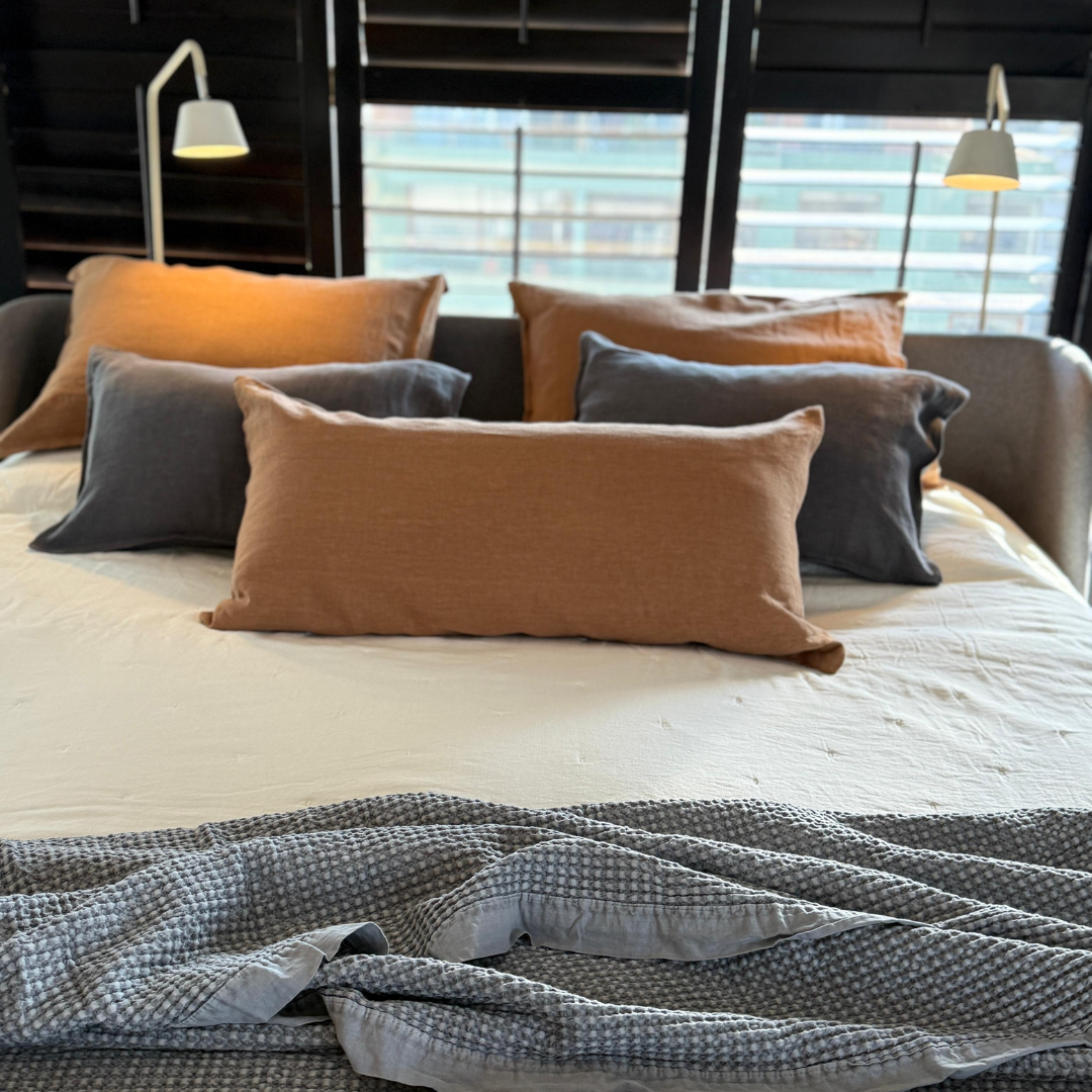 PIECERA WAFFLE KING GRIS