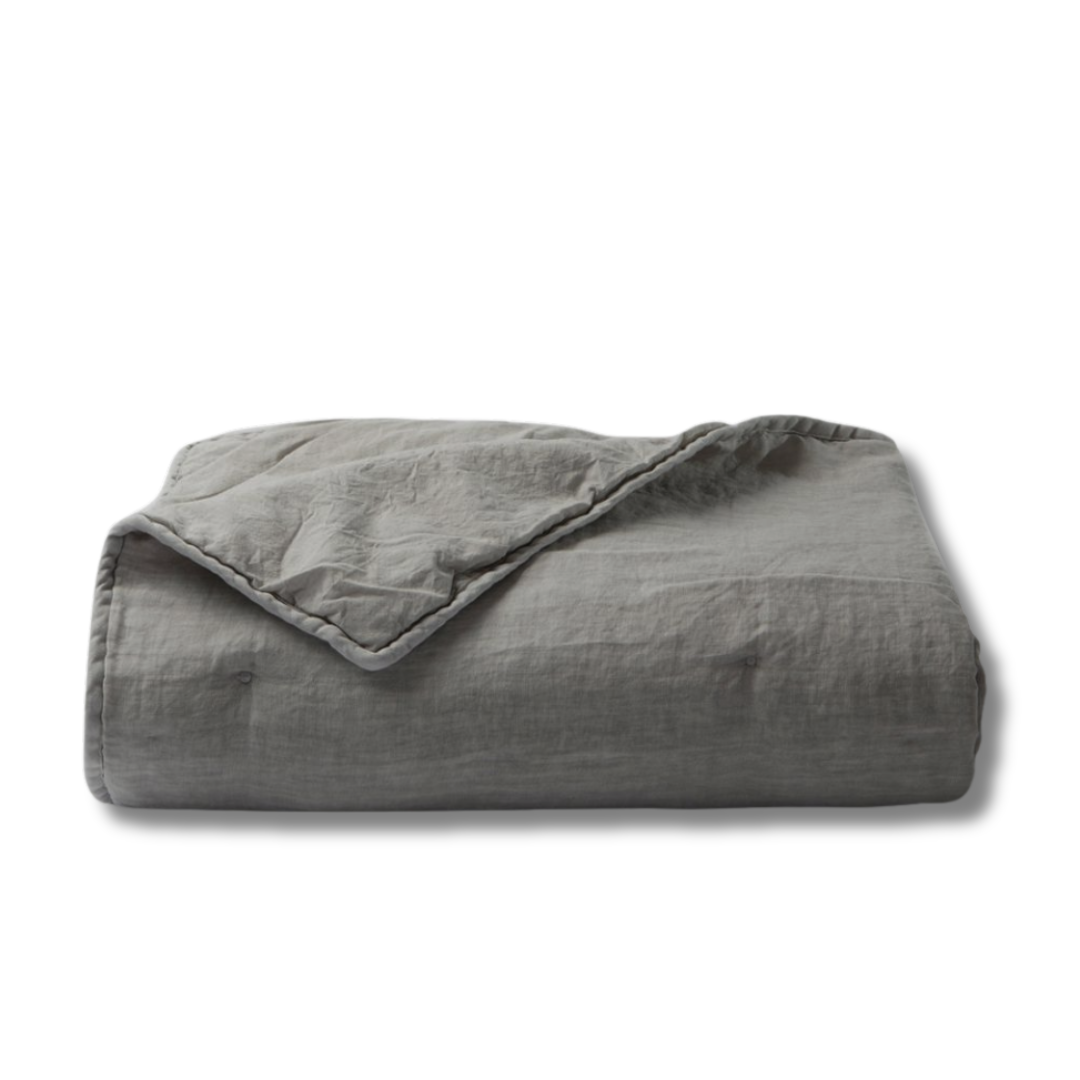 QUILT LINO TAUPE 100X160