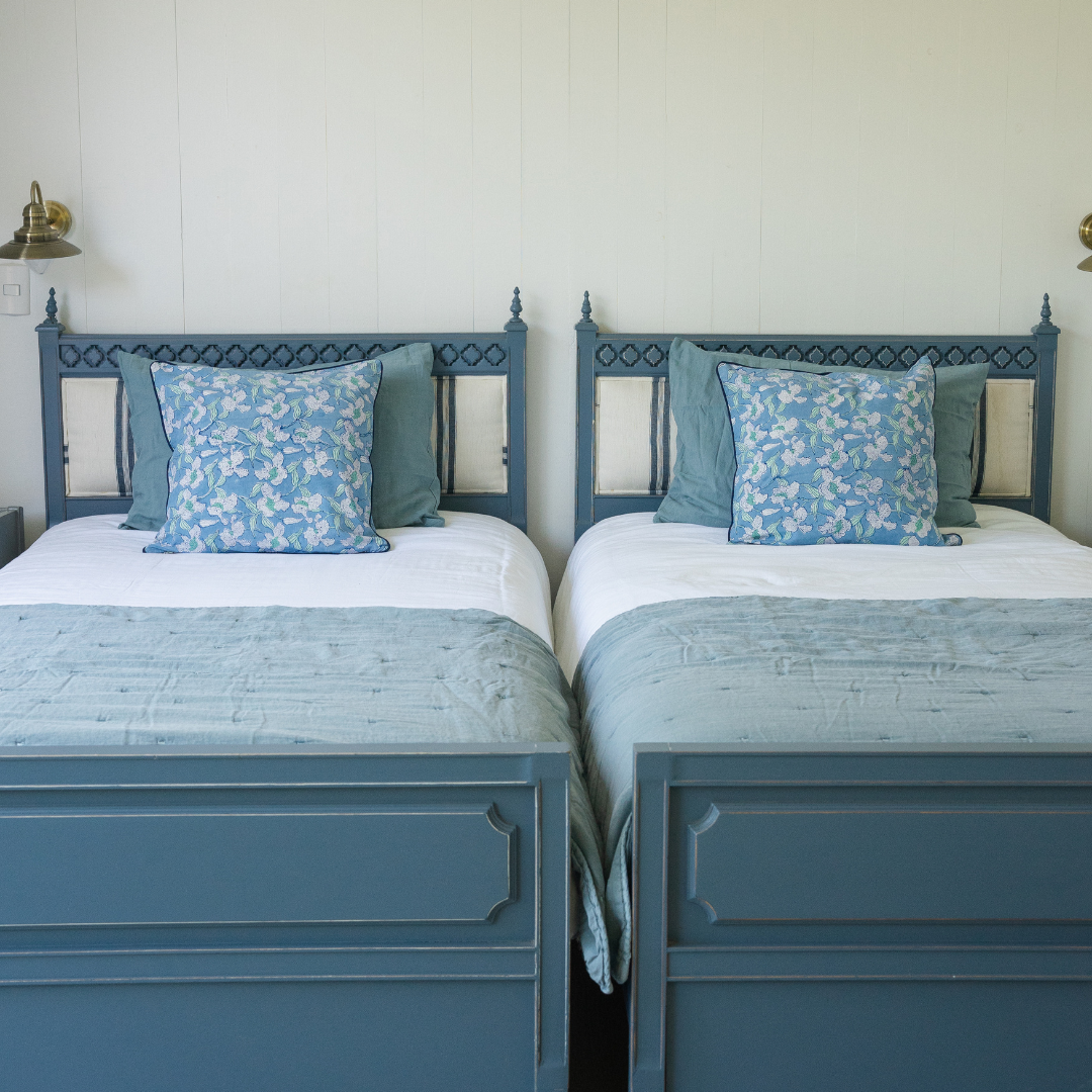 CUBREPLUMÓN ALGODON/LINO OFF WHITE