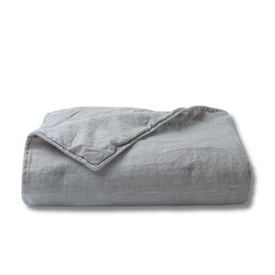 QUILT LINO GRIS OSCURO 100X160