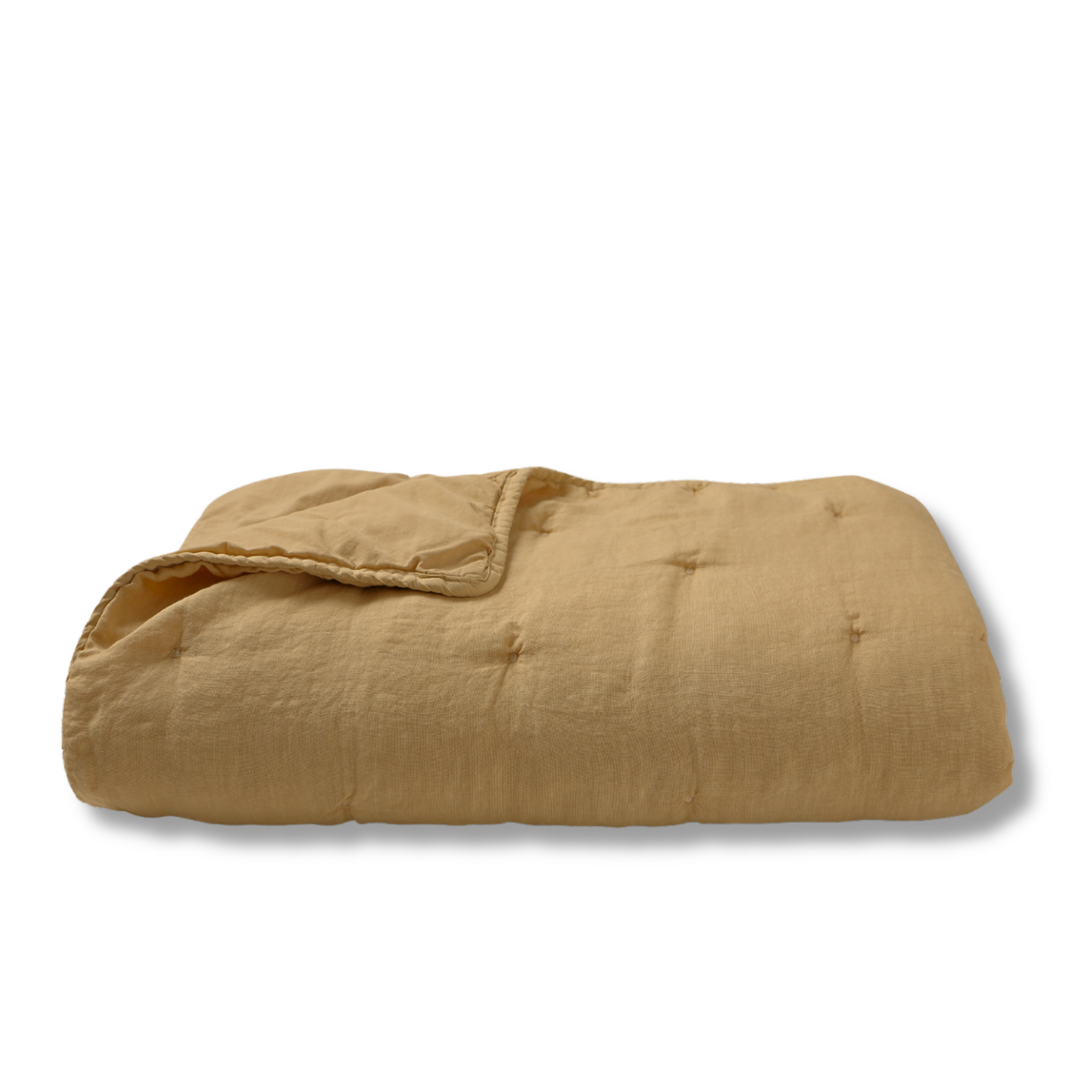 QUILT LINO TURQUESA 100X160