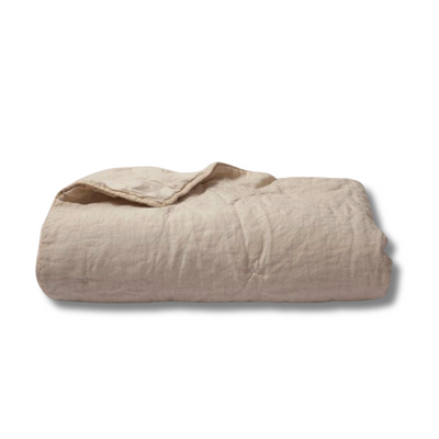 QUILT LINO TAUPE 100X160