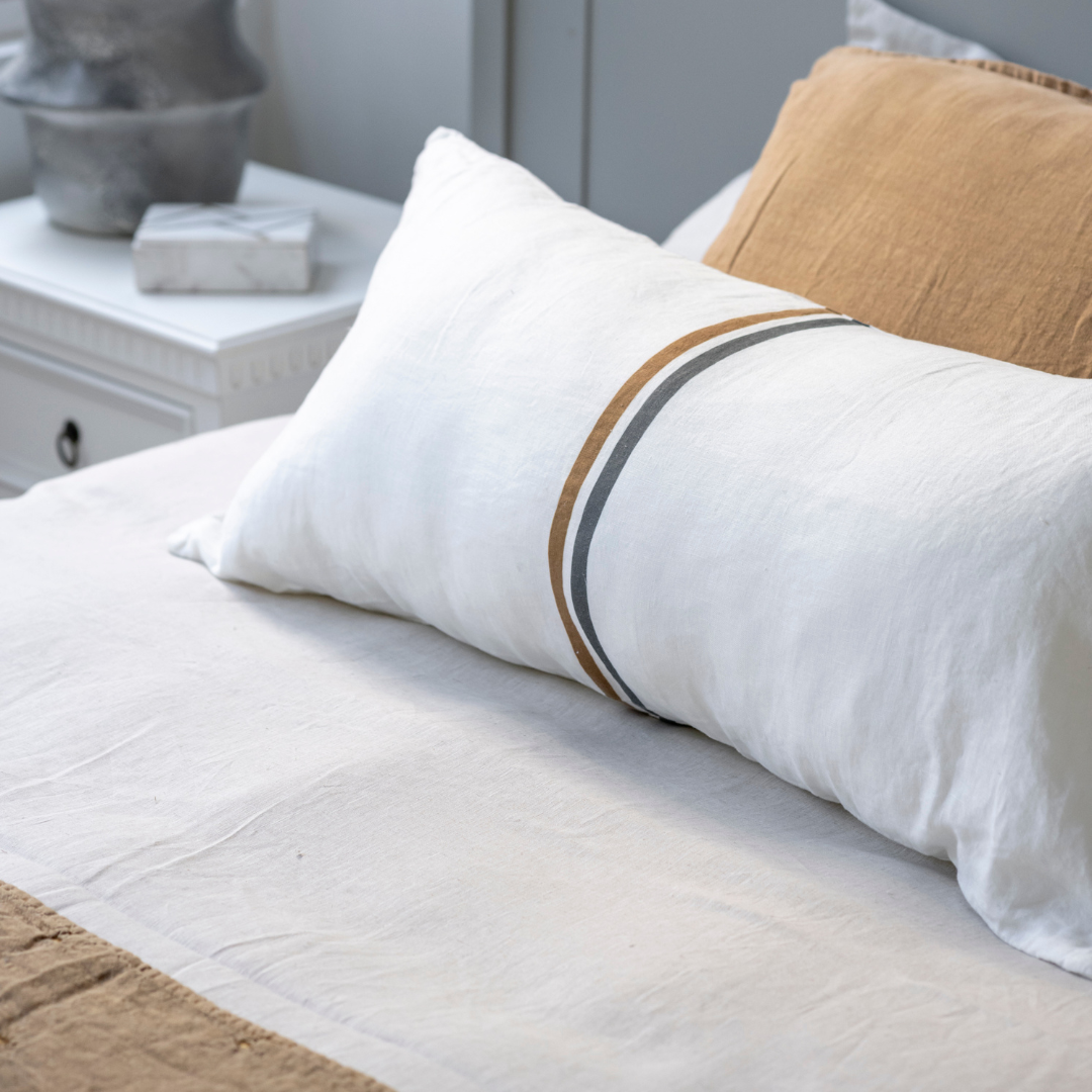 FUNDA COJIN ORIGEN BLANCO 90X45