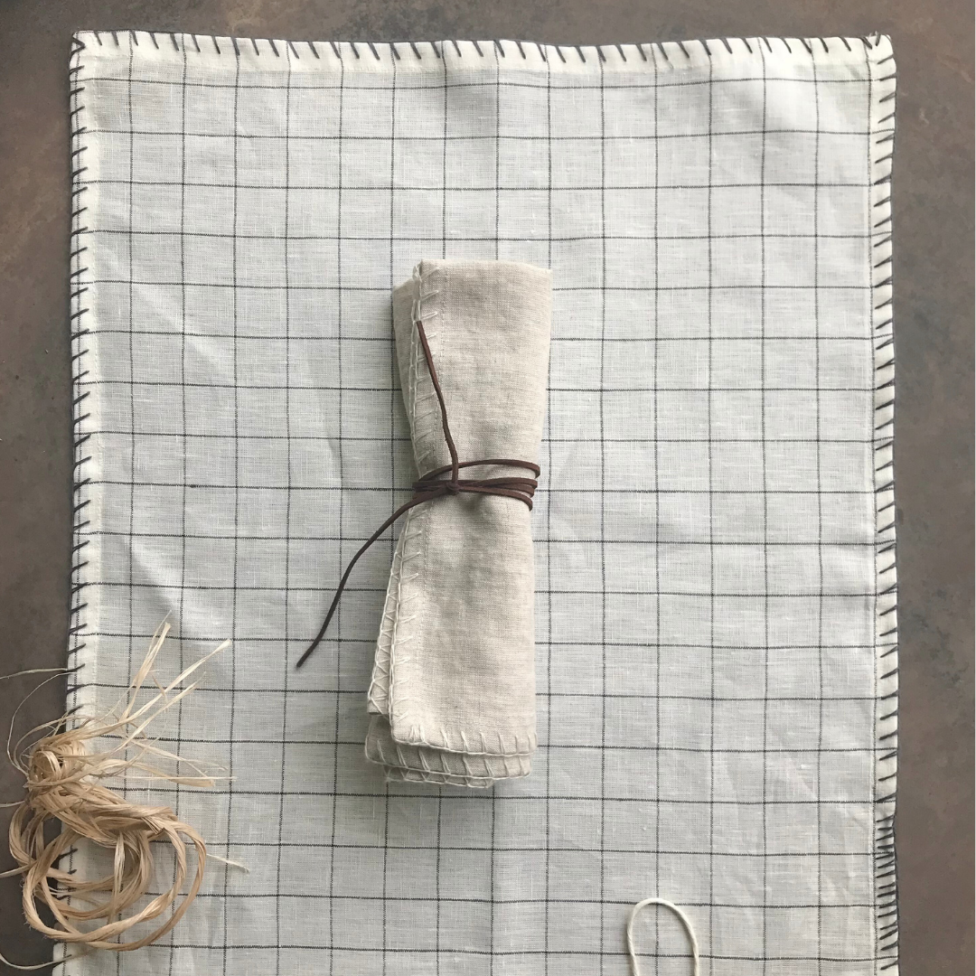 INDIVIDUAL LINO GRIS SQUARE
