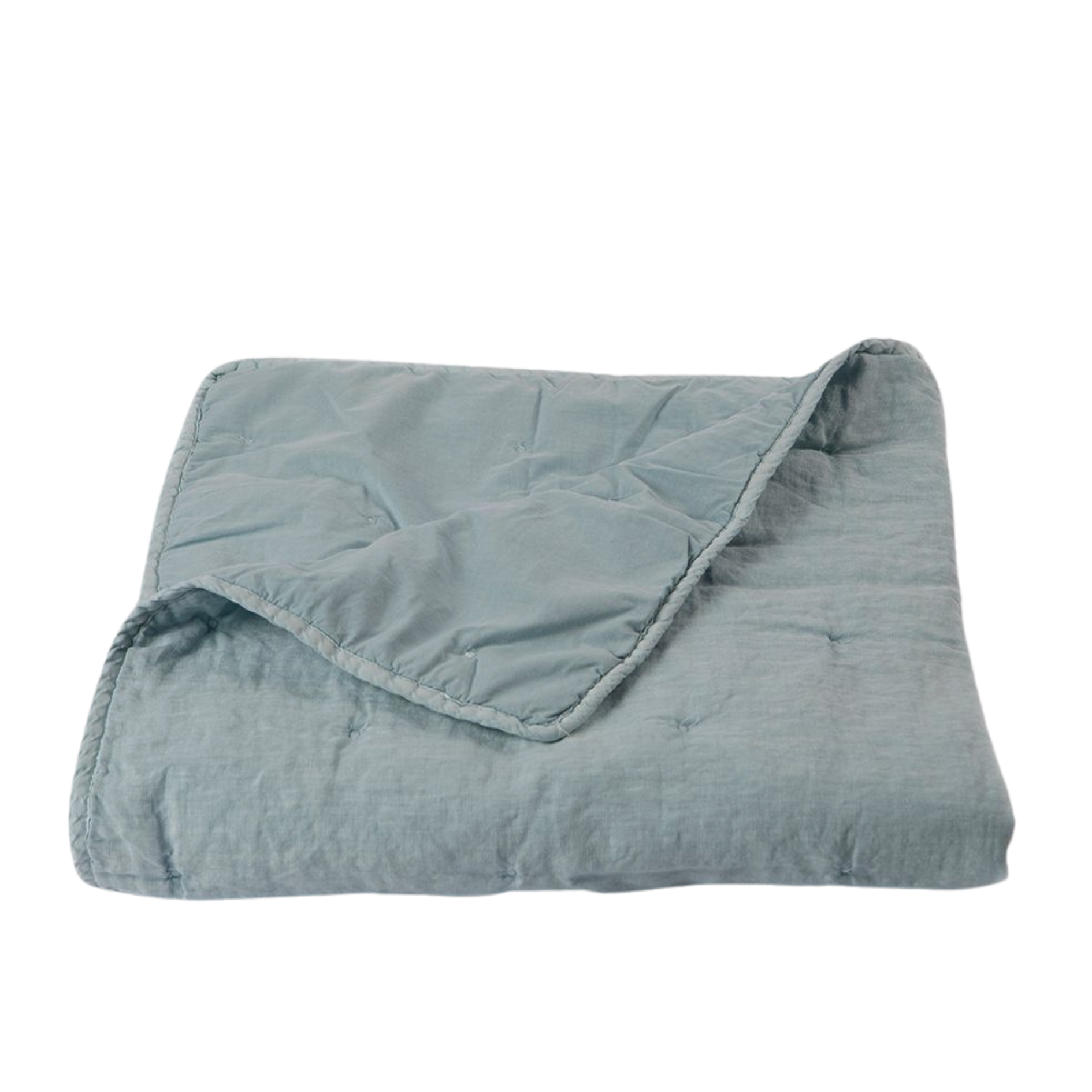 QUILT LINO TURQUESA 100X160