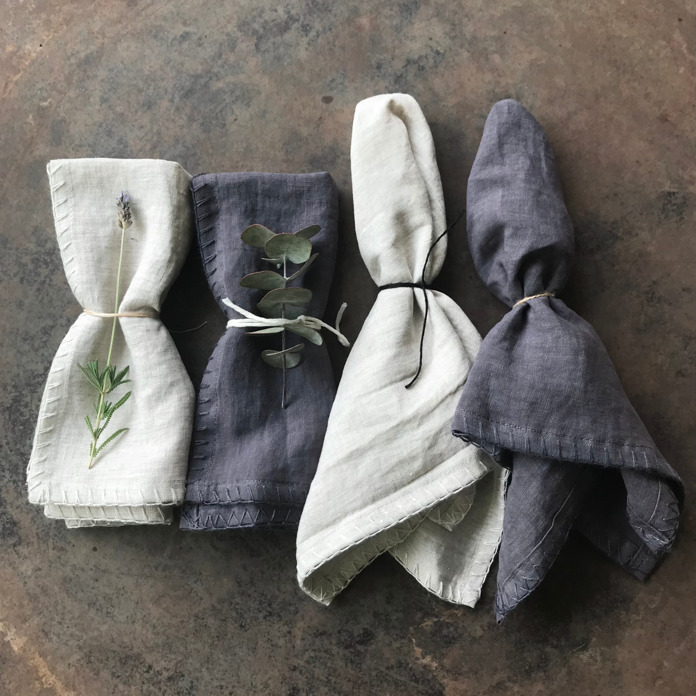 SERVILLETA LINO BLANCA