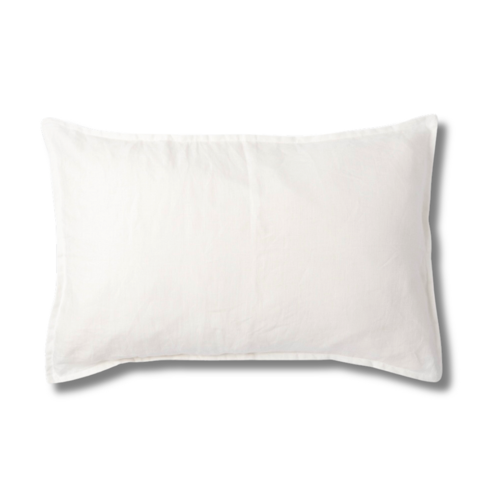 FUNDA ALMOHADON LINO WHITE 70X50