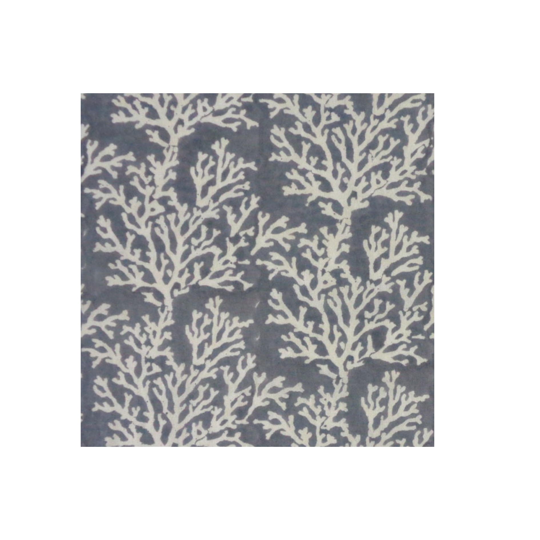 SERVILLETA CORAL GRIS BLOCK PRINT