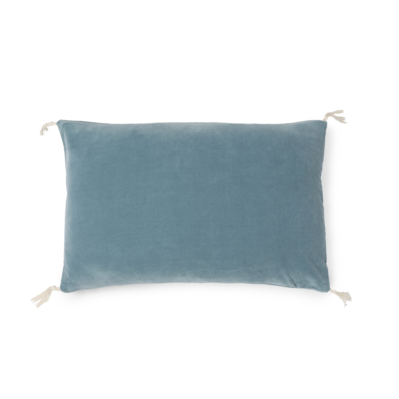 FUNDA COJIN TERCIOPELO TURQUESA 60X40