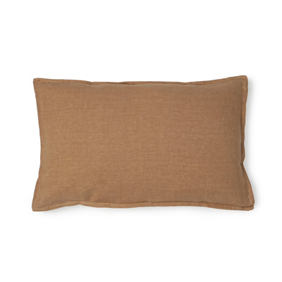 FUNDA COJIN LINO CAMEL 60X40