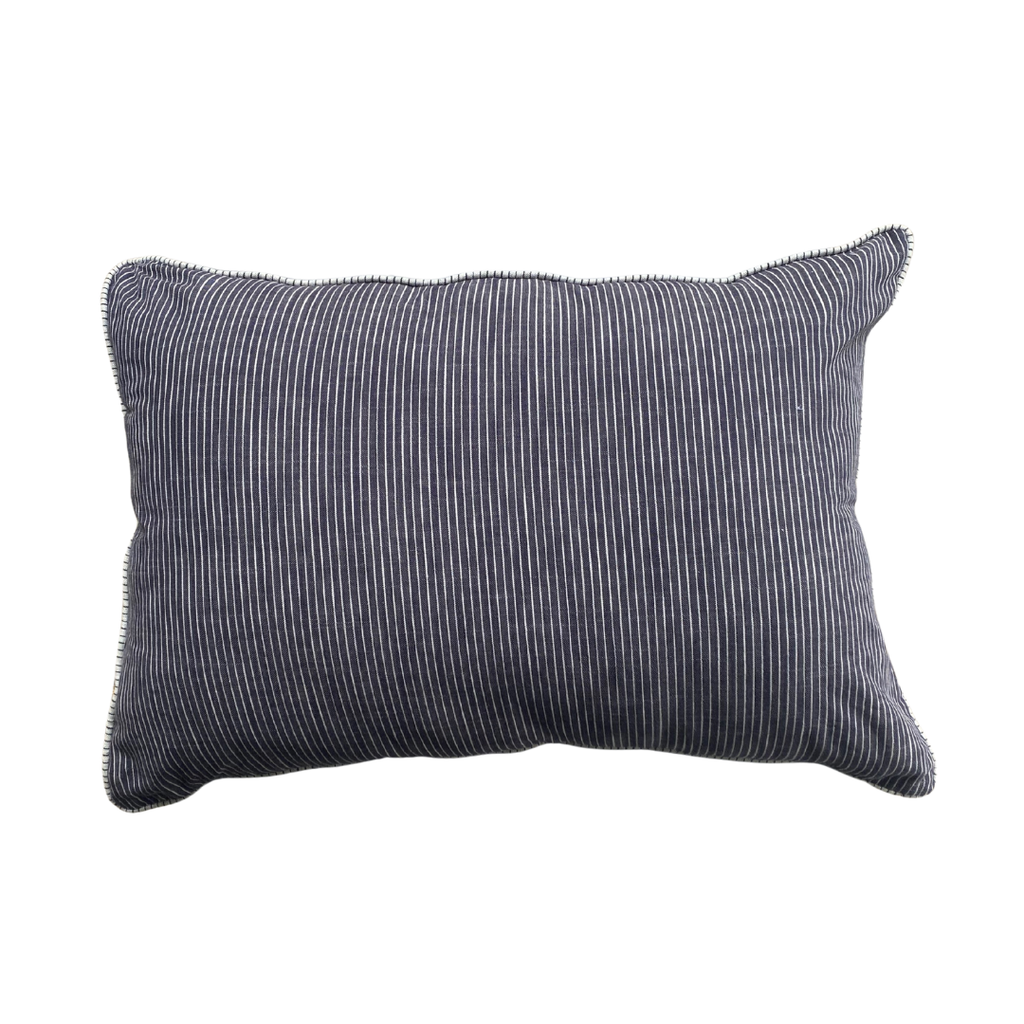 FUNDA ALMOHADON ESPIGA AZUL