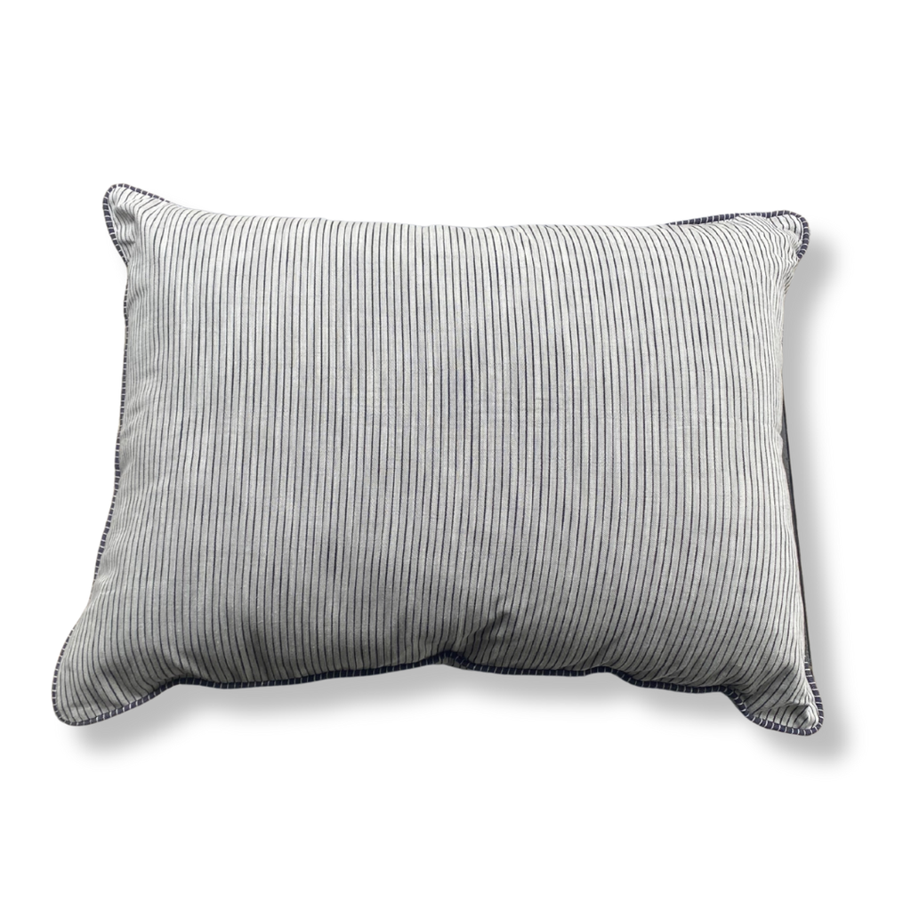 FUNDA ALMOHADON ESPIGA GRIS