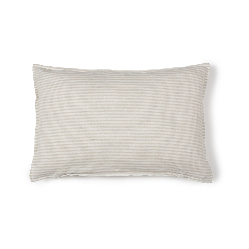 FUNDA COJIN CAPRI STRIPE BEIGE M 60x40