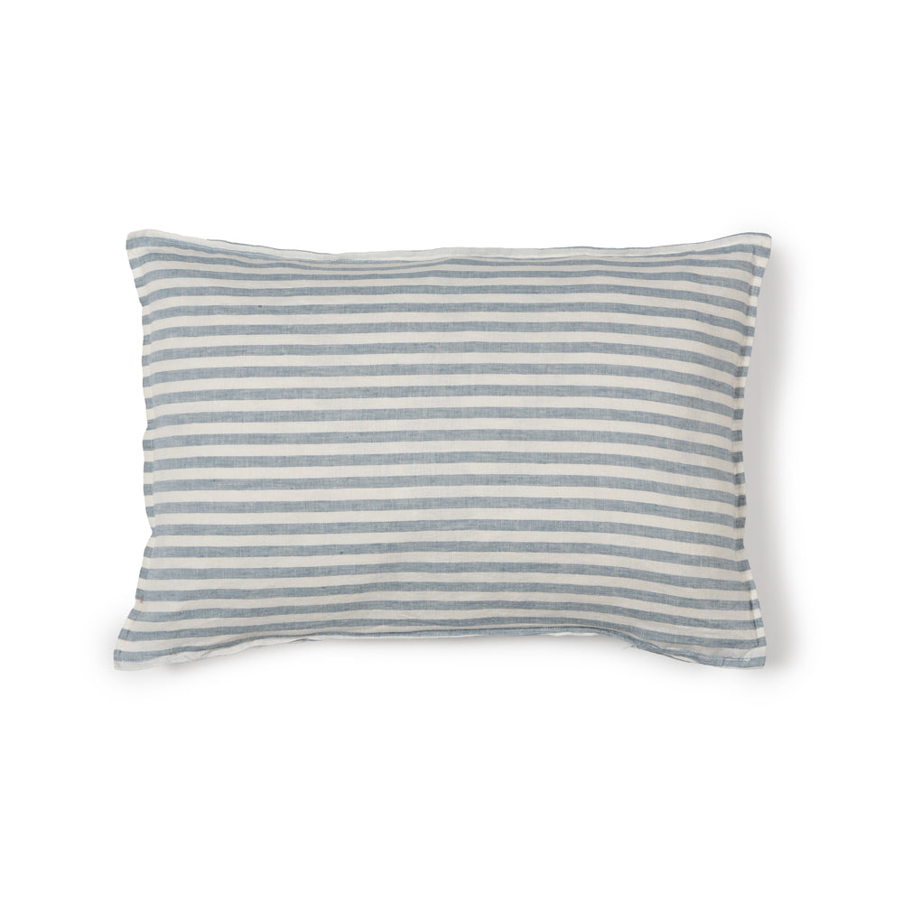 FUNDA COJIN CAPRI STRIPE TURQUESA M 60x40