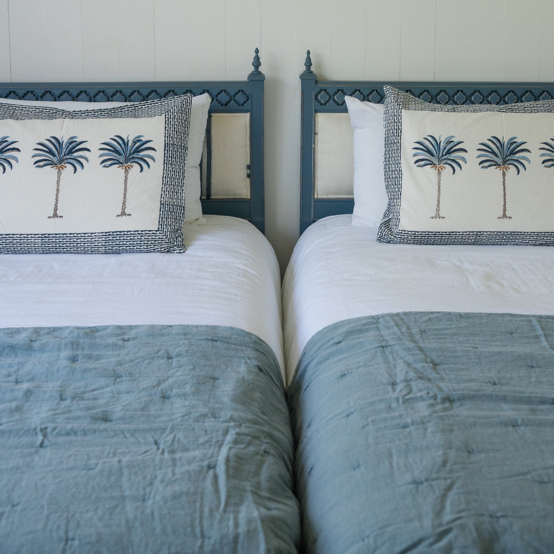 QUILT LINO TURQUESA 100X160